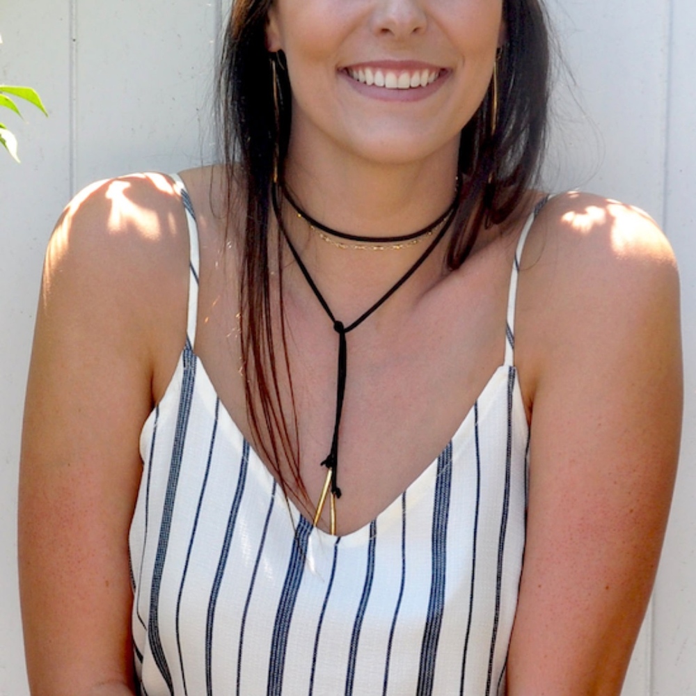 Bolo Style Suede Necklaces